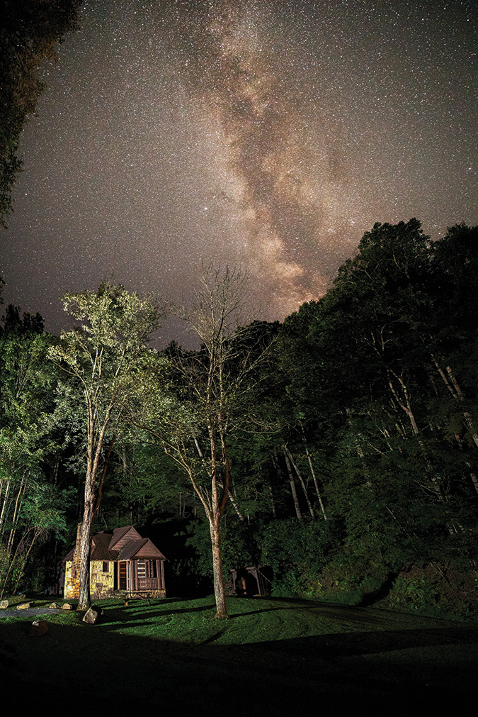 John Deans’ backroads take him to the dark skies of Watoga State Park, West Virginia.