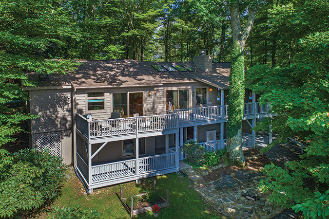 This Asheville-area home was listed at $474,000 and sold for $480,000.