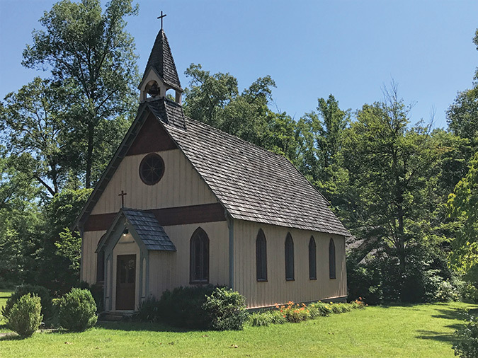The Christ Church Episcopal has been in continuous use since it opened in 1887.