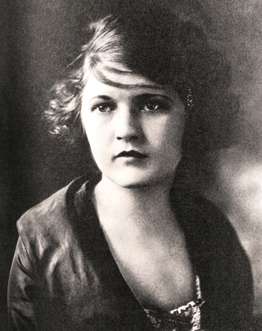 This photo of Zelda Sayre was taken in February 1920 shortly before she and F. Scott Fitzgerald were married.