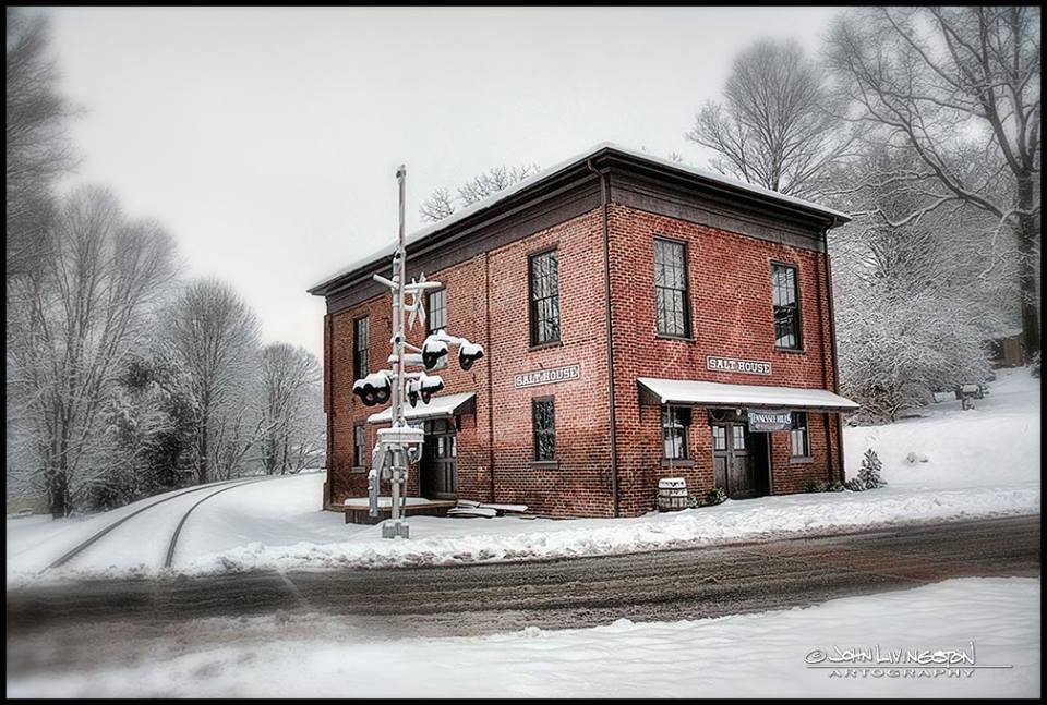 This is the Salt House in Jonesborough, TN - Home of Tennessee Hills Distillery.