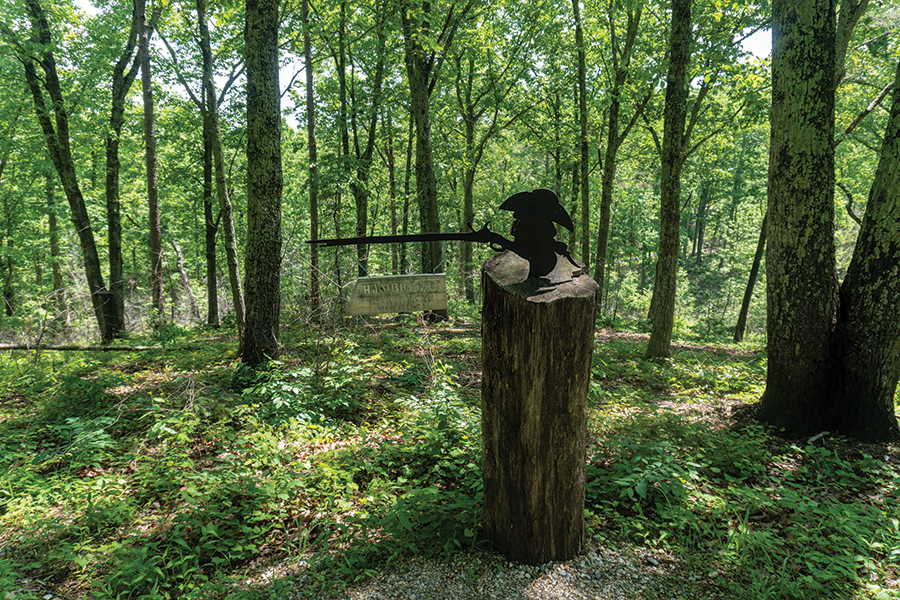 The Hambright marker celebrates a colonel who commanded North Carolina troops.