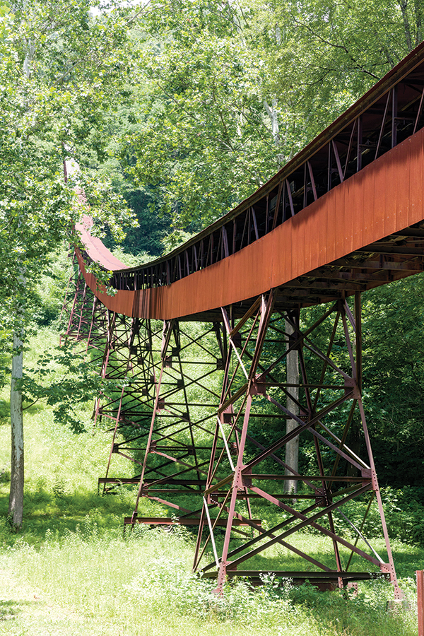 Nuttallburg is home to some of the best-preserved coal structures in the country.