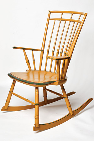 The timeless beauty and construction of Windsor chairs, alive for centuries, is distinctly evident in these examples of the work of Curtis Buchanan.