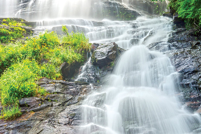 Amicalola Falls in North Georgia is among those claiming to be the tallest in the East.