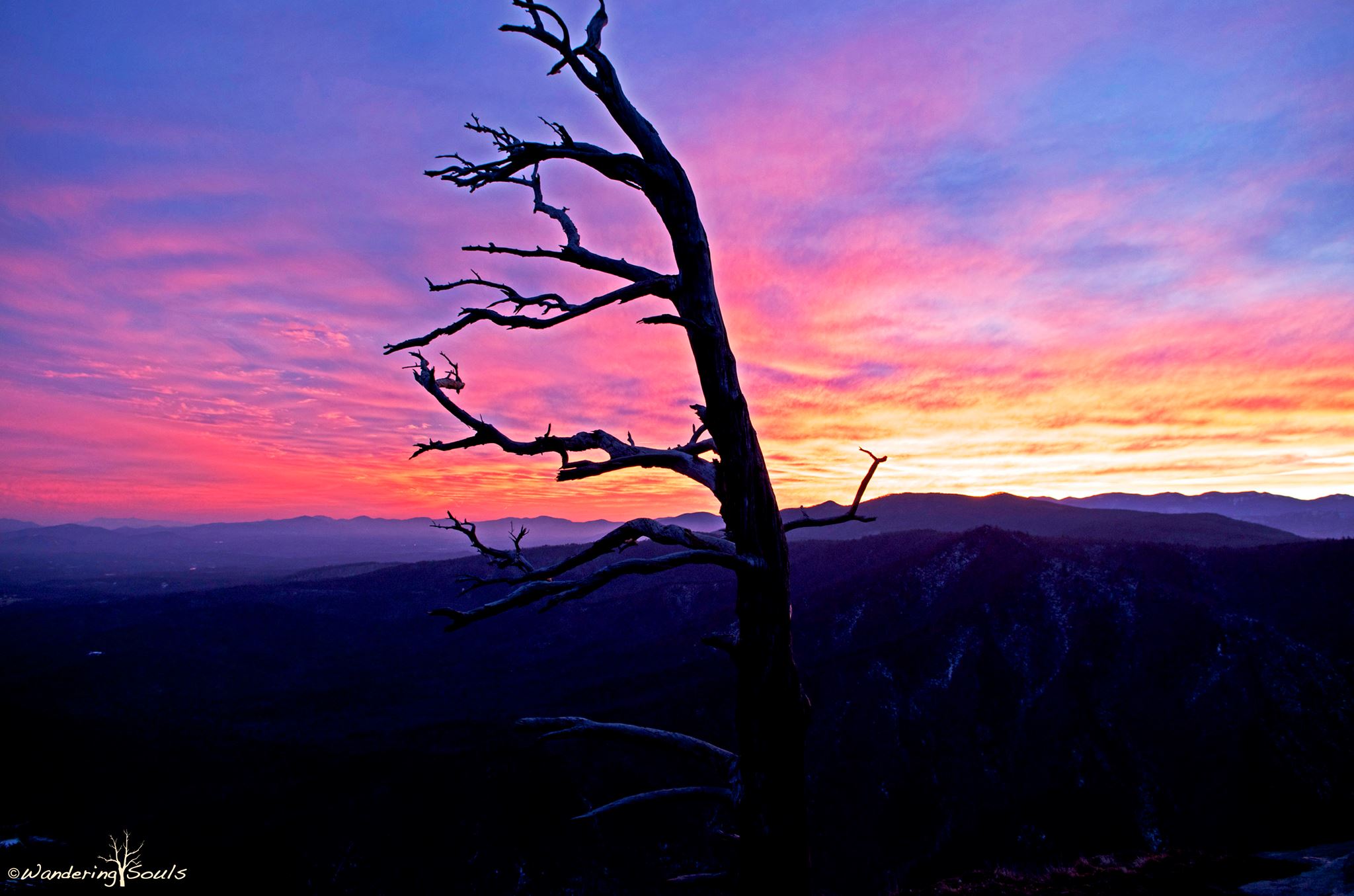 Sunset in Linville Gorge
