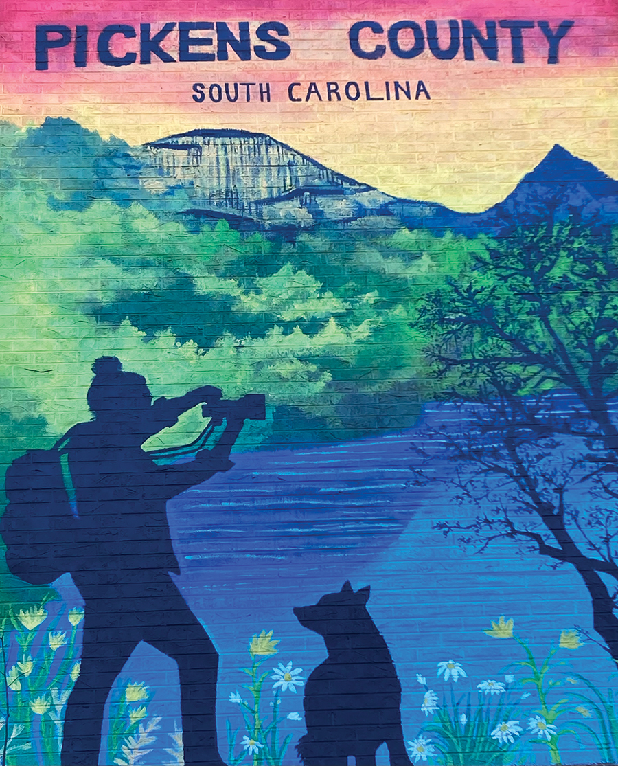 The mural is part of Cheyenne Marcus’ “Fifty in Fifty”  project.