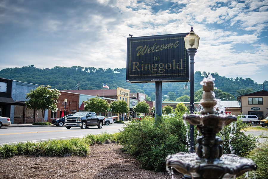 Ringgold, Georgia’s inviting downtown is emblematic of its overcoming the horrors of more than 200 twisters in 2011.