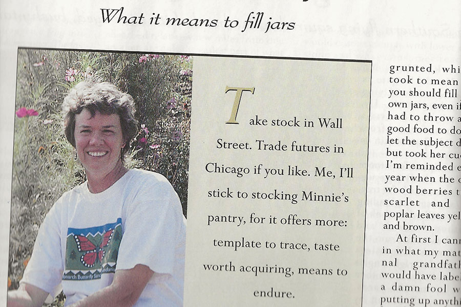 Elizabeth Hunter’s love for and dedication to the land was a hallmark of her life.