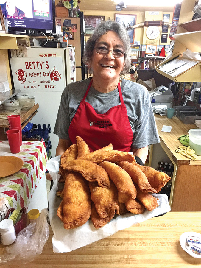 Betty Jones gets up before daylight to make fried pies at Betty’s Stockyard Café in Kingsport, Tennessee.