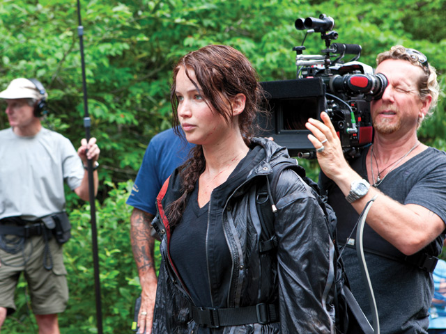 Actress Jennifer Lawrence portrayed Katniss Everdeen in “The Hunger Games;” many scenes were filmed in N.C.’s DuPont State Forest.