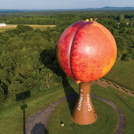 South Carolina’s 135-foot “peach” is the world’s largest.