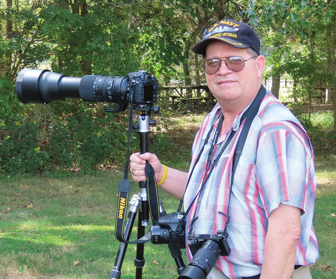 Mike Kendrick has photographed 168 species of birds in Virginia.