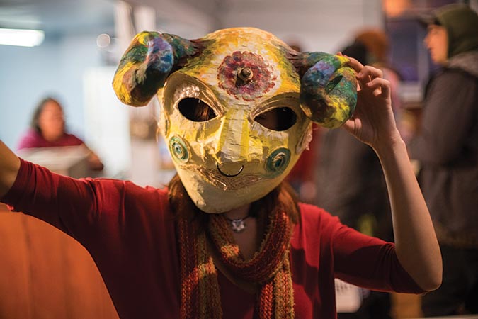 Tiny (94 people!)Helvetia, West Virginia celebrates the end of winter each year with its Fasnacht celebration.