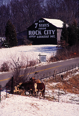On U.S. Highway 129 about 4.5 miles from the 129/411 junction in Tennessee. Has not been repainted recently, but the sign appears to be in fair shape.