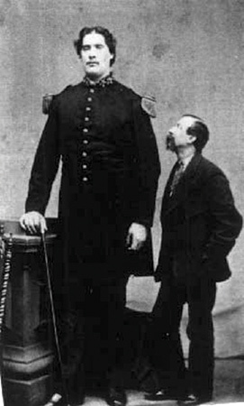 Martin Van Buren Bates’ imposing demeanor and dress combined to complement his stature.