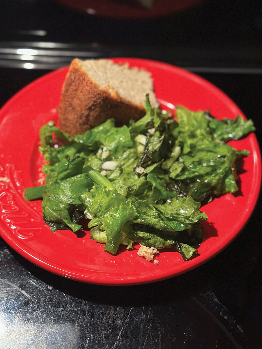 Among the recipes Missy Jones demonstrates on her Facebook page is one for wilted, or “killed,” lettuce.