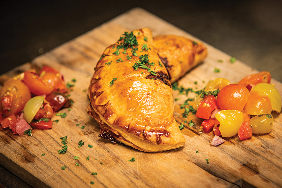 Empanadas at Hemingway’s Cuba are house-made and stuffed with either beef or chicken.