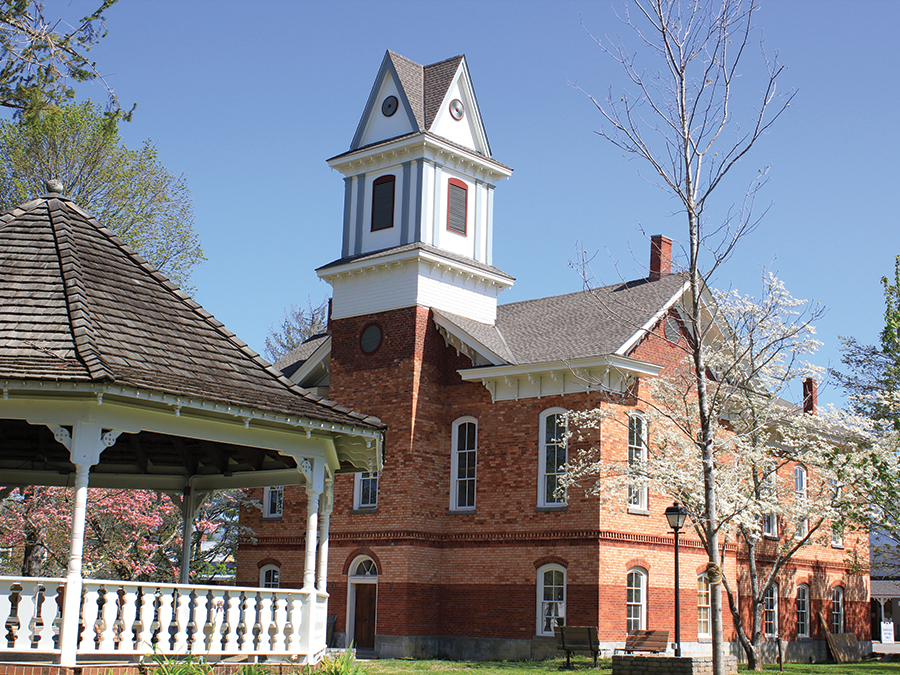 The courthouse-turned-event center retains its exterior, with a whole new look inside.