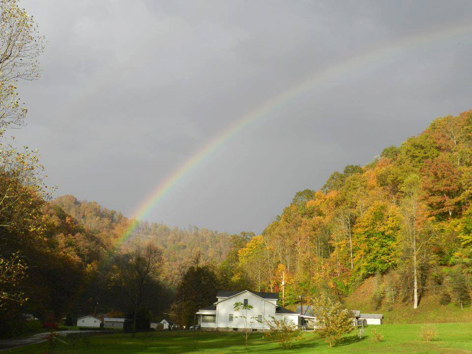 According to Thomas Dotson, a descendent of Preacher Anse Hatfield, one belief of the Old Regular Baptists of the Tug Valley region was that they would be physically resurrected and that heaven would not be a place in the sky, but rather heaven would be right there on Blackberry Creek. So, this lovely photo, taken by Eugenia Dotson Whitt, serves as a wonderful example of what the men and women of feud times, and afterwards, would have imagined heaven to look like.