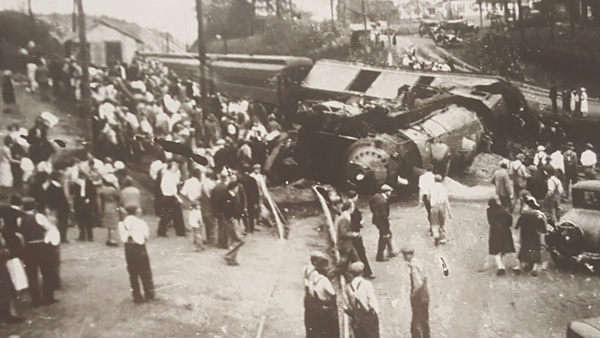 The 1931 derailment in Drexel, North Carolina was cause by a few rocks placed on the tracks.