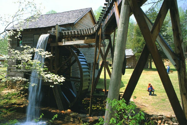 Built around 1825, the Hagood Mill is on the National Register of Historic Places.