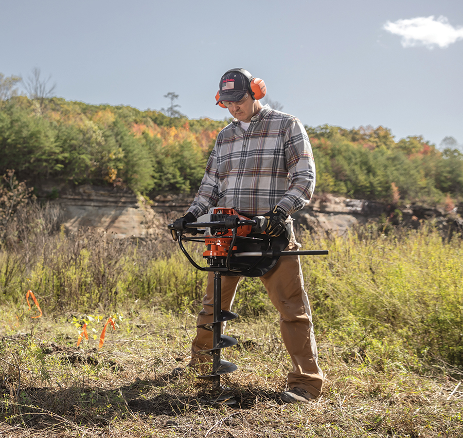 All of the trees on Bryant’s property have been planted by hand.
