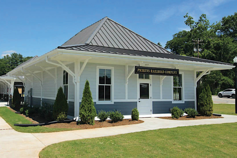 The Doodle Rail Trail connects Pickens and Easley.