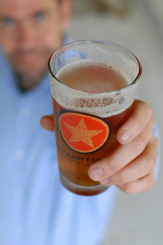 Mark Thompson, of Starr Hill Brewery in Charlottesville, Va.
