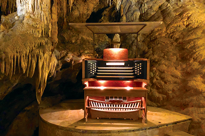The Great Stalacpipe Organ at Luray Caverns uses geology to make music.