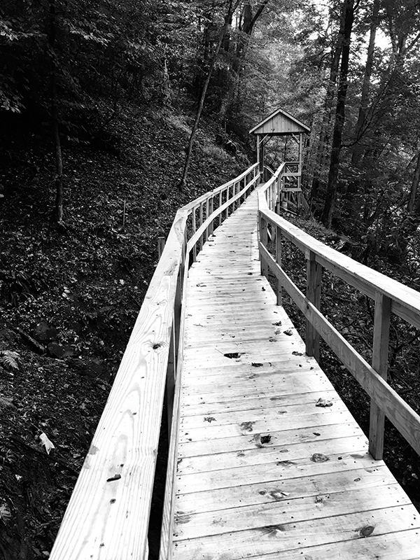 A boyhood tie led David Gillespie to rebuild a long-lost walkway.