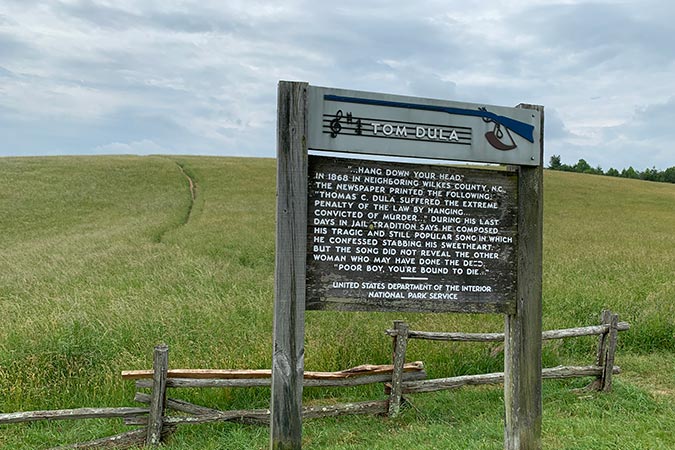 On the Parkway from Boone, North Carolina to Galax, Virginia.