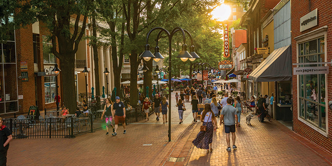 Charlottesville’s Historic Pedestrian Downtown Mall is coming back to life.