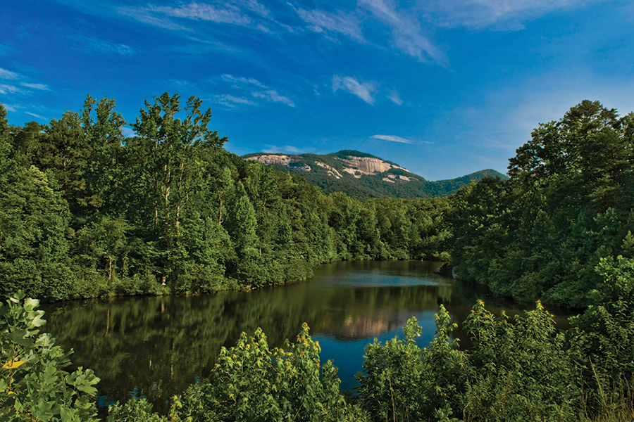 Table Rock’s exposed granite dome is worth the hike.