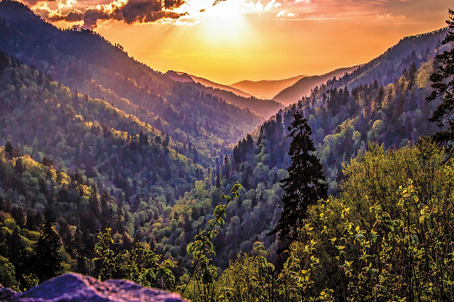 Ben Morton Overlook is the best spot for perfect sunsets.