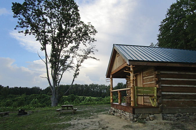 The Ranger’s Outpost Cabin: It’s a three-mile hike in to escape civilization, including electricity and running water.