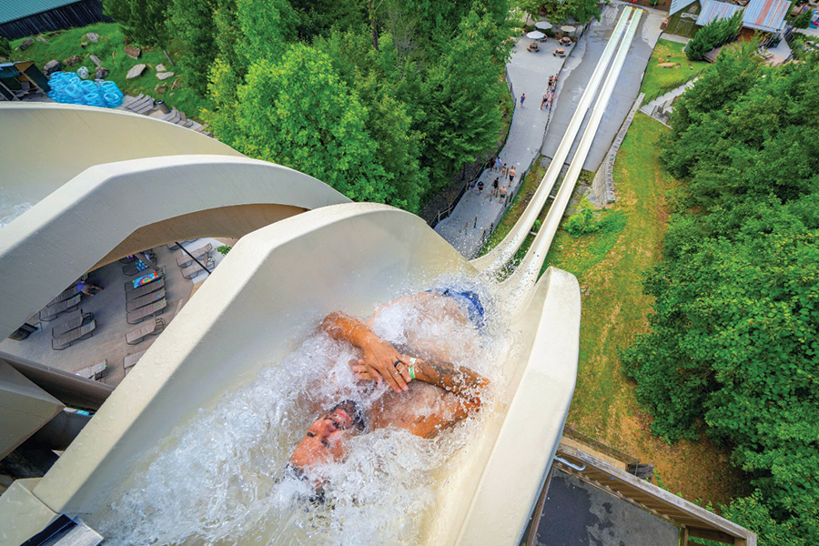 Dollywood’s Splash Country is tops for Place to Stay with a Water Park in Tennessee.