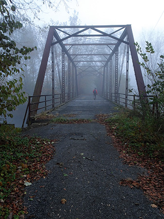 Smith Bridge is near the southern end of the 14.3-mile, rail-to-trail Jackson River Trail.