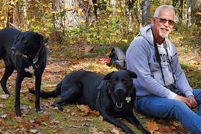John Dean travels with Jack and Max (standing).