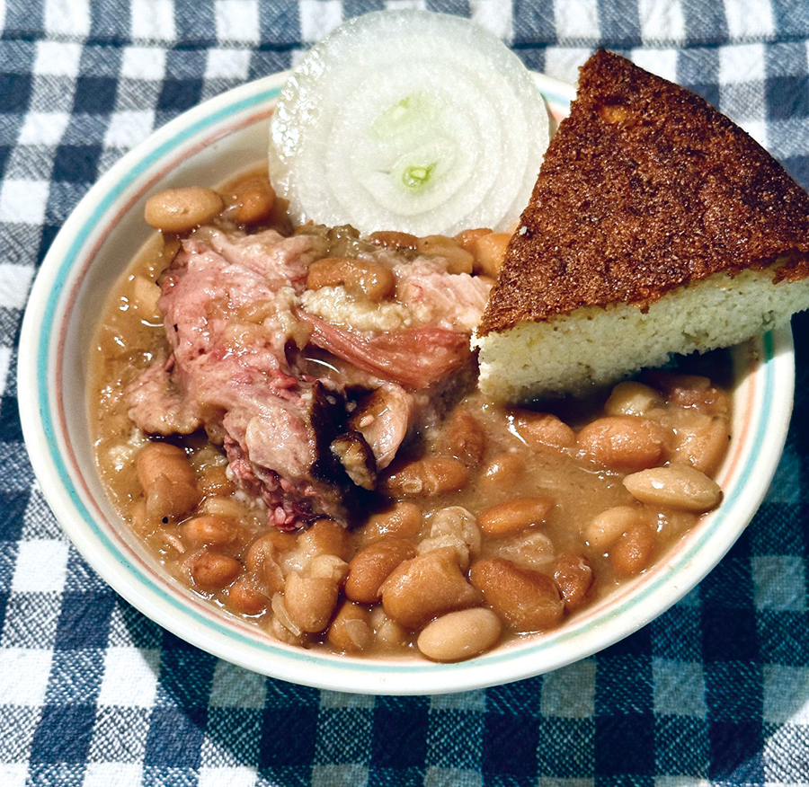 Missy Jones grew up eating soup beans in Eastern Kentucky and still makes a pot just about every week, seasoned with ham hock.