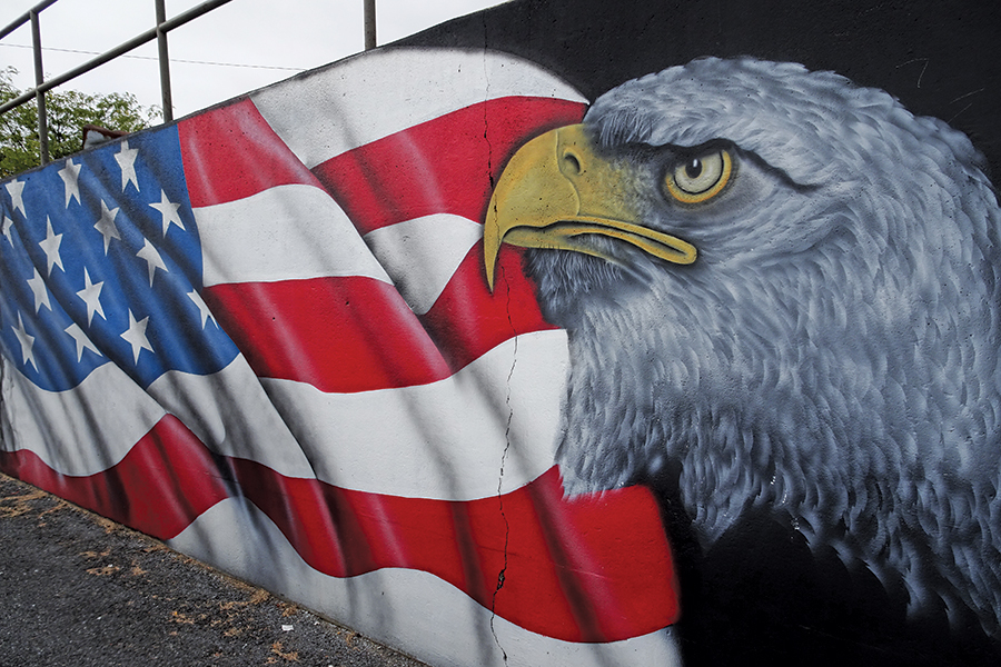 “Rescue Worker Tribute” mural by David Wayne