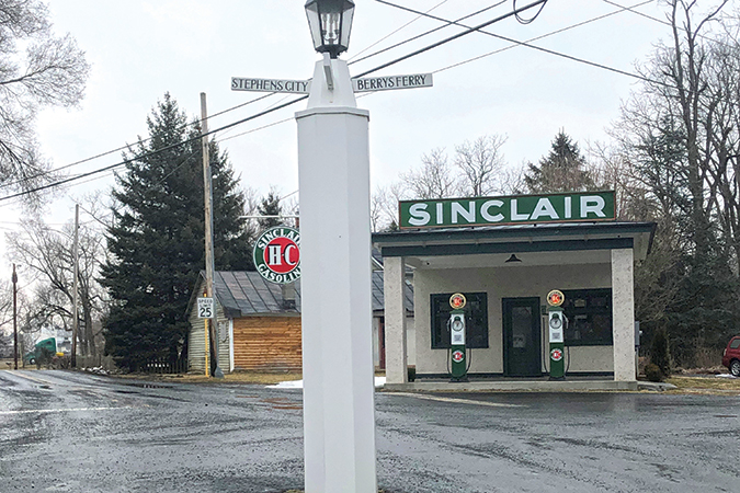 The white post of White Post, Virginia, has been standing, in various rebuilt and repaired iterations, since 1750.