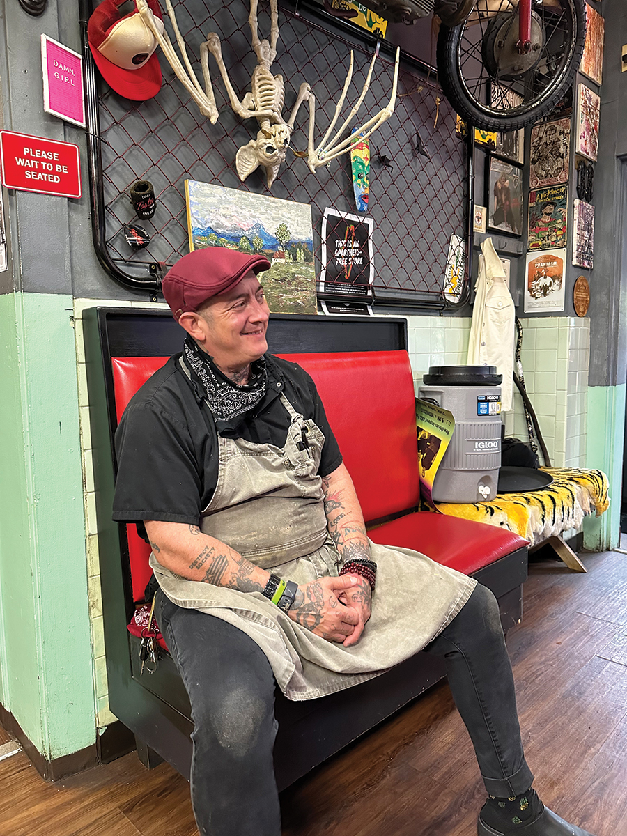 Steve Goff says the Tastee Diner allows him to embrace his Southernness.