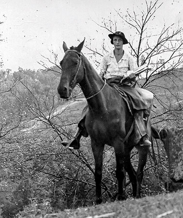 The pack horse librarians faced daunting terrain in their daily rounds, sometimes riding 18 miles a day.