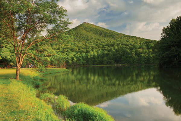Abbott Lake at the Peaks of Otter