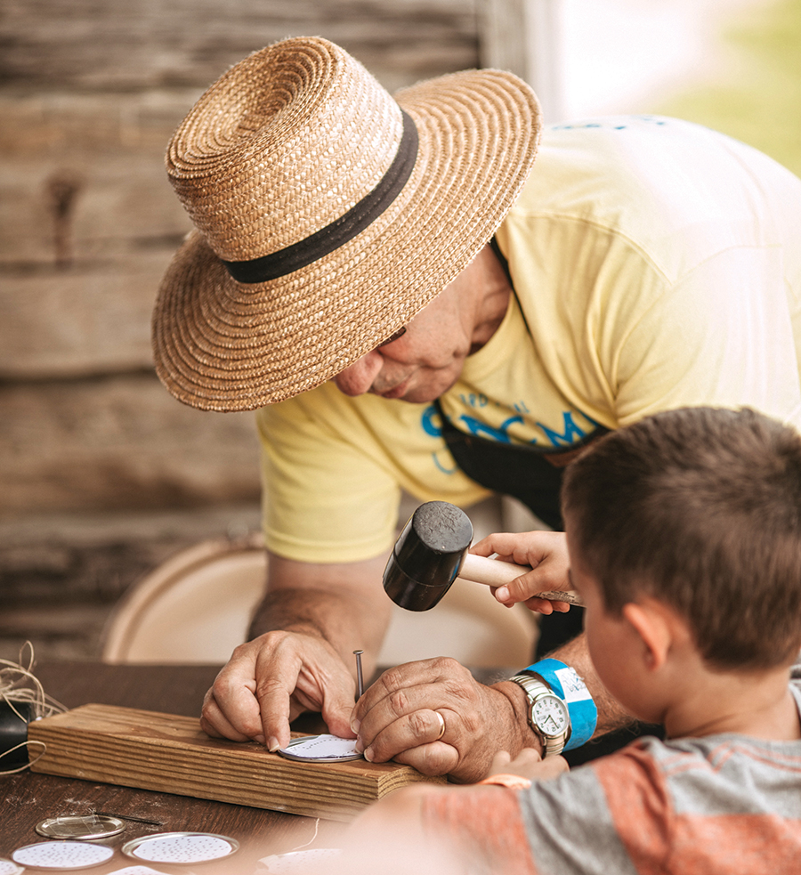 Brethren & Mennonite crafts and art are on display at Harrisonburg, Virginia’s Brethren & Mennonite Heritage Center.