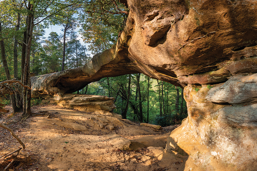 Kentucky’s Red River Gorge Byway offers stunning views like this one of the Princess Arch.