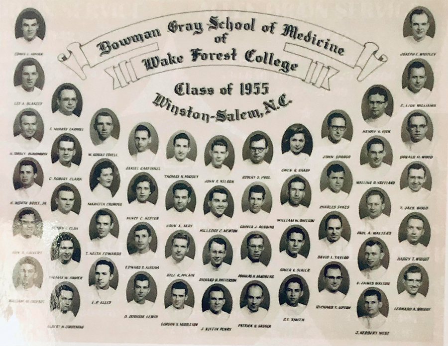T. Keith Edwards was a part of the Class of ‘55 at Bowman Gray. He is in the third column from left, three down.