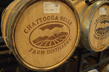 Chattooga Belle Farm includes a distillery.
