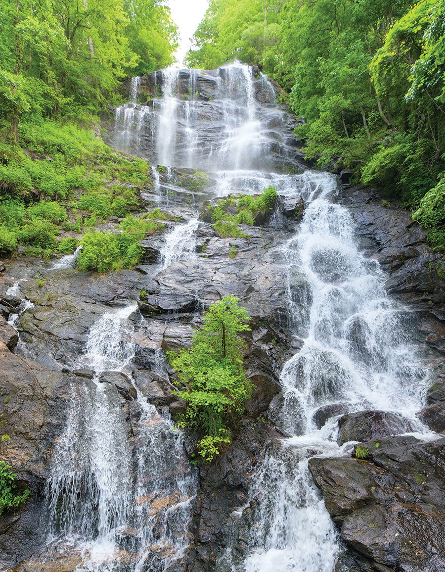 Amicalola Falls is tops in Georgia.